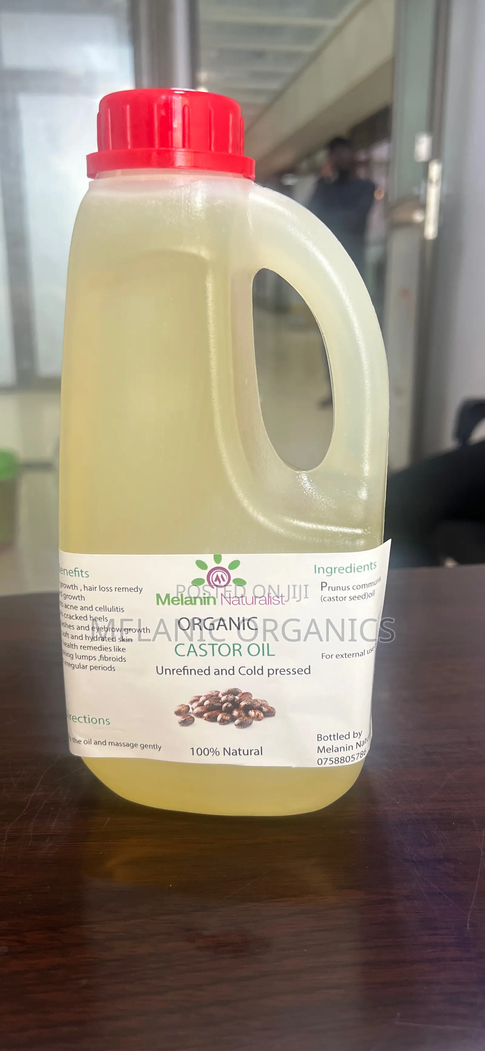 Organic Castor Oil 1litre