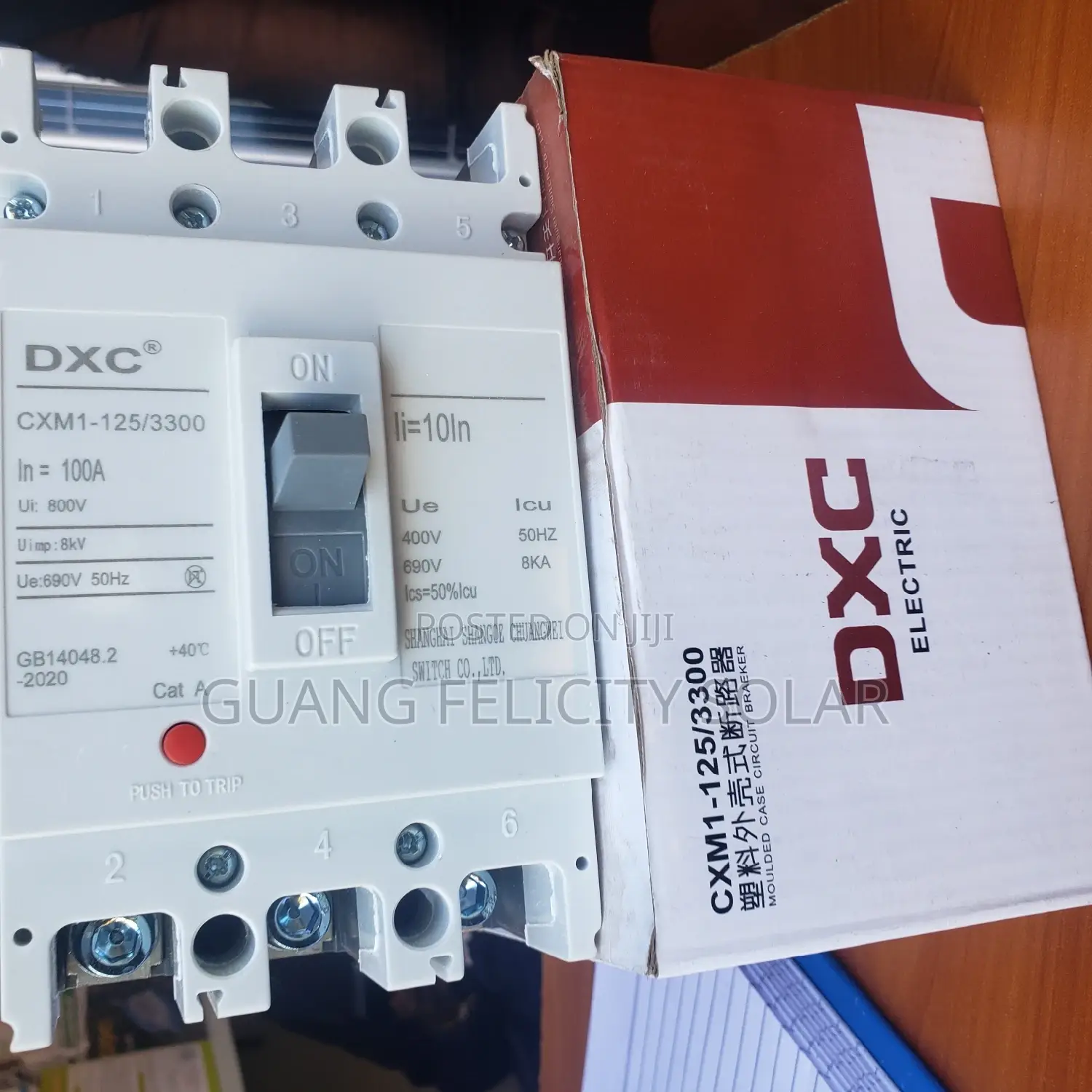 100A McCb Circuit Breaker