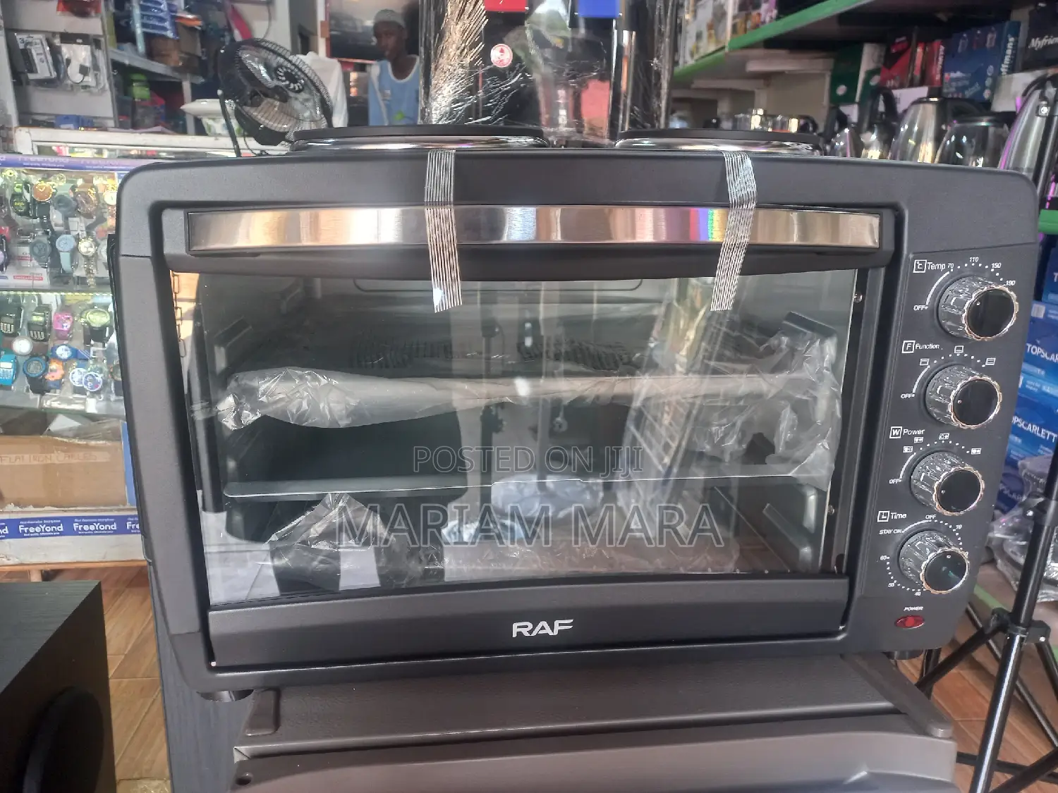 Electric Oven 55 LTRS With Double Hotplate