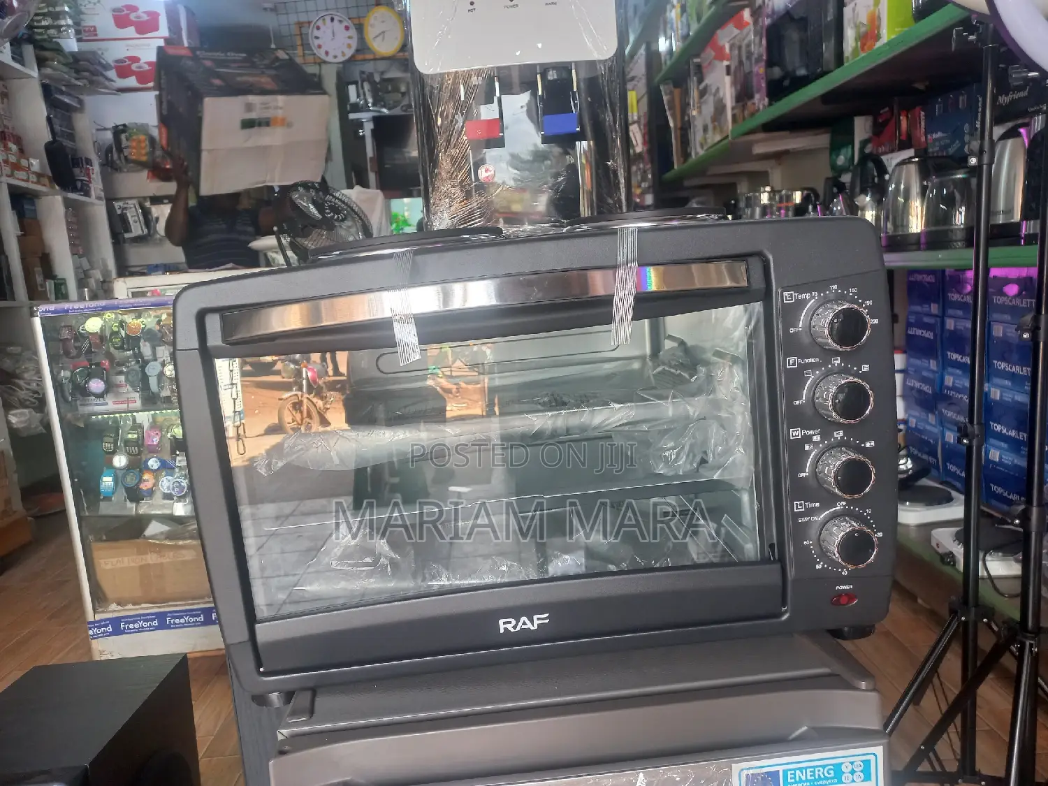 Electric Oven 55 LTRS With Double Hotplate