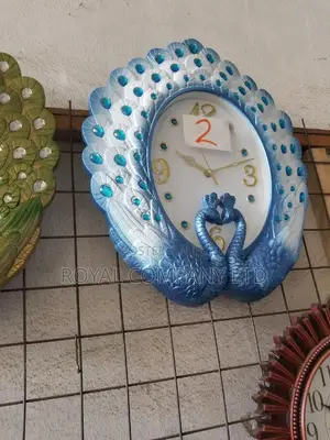 Sonam Wall Clock in Blue