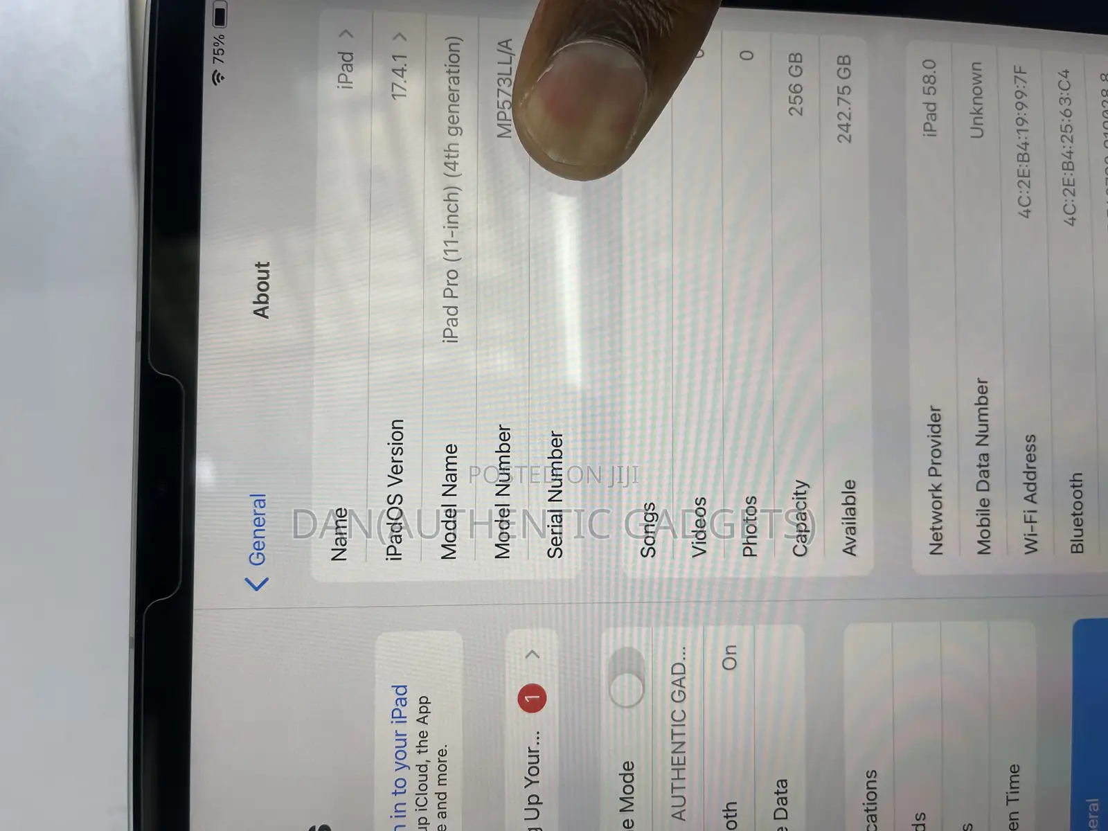 New Apple iPad Pro 11 (2022) 256 GB Gray