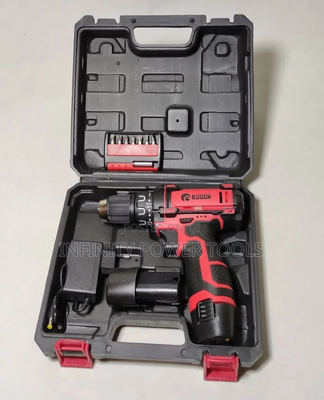 Edon Cordless Drill 12v With Accessories