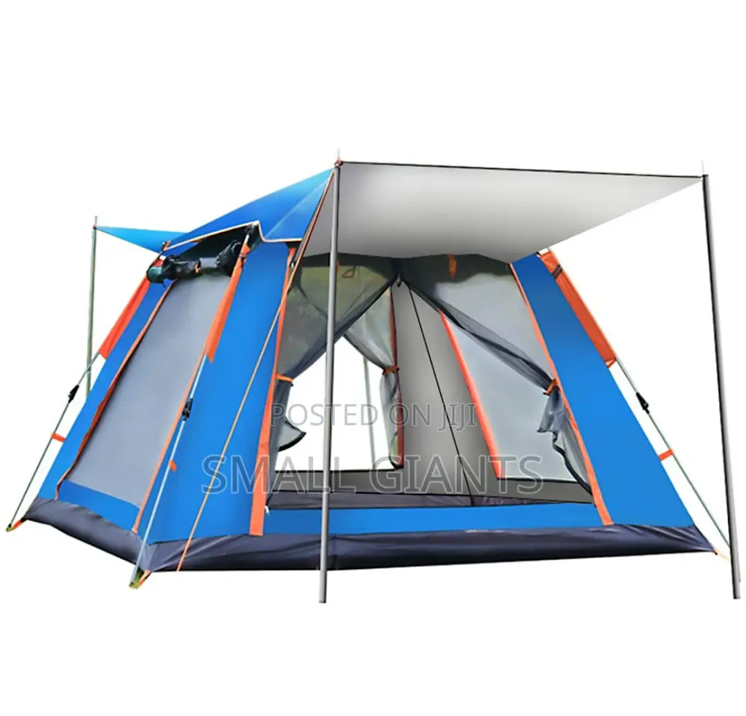 4 People Heavy-Duty Automatic Camping Tent
