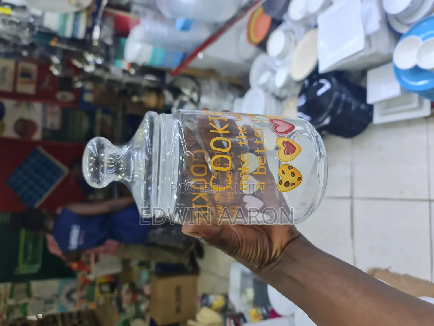 Cookies/Biscuits Glass Airtight Jar 750ml