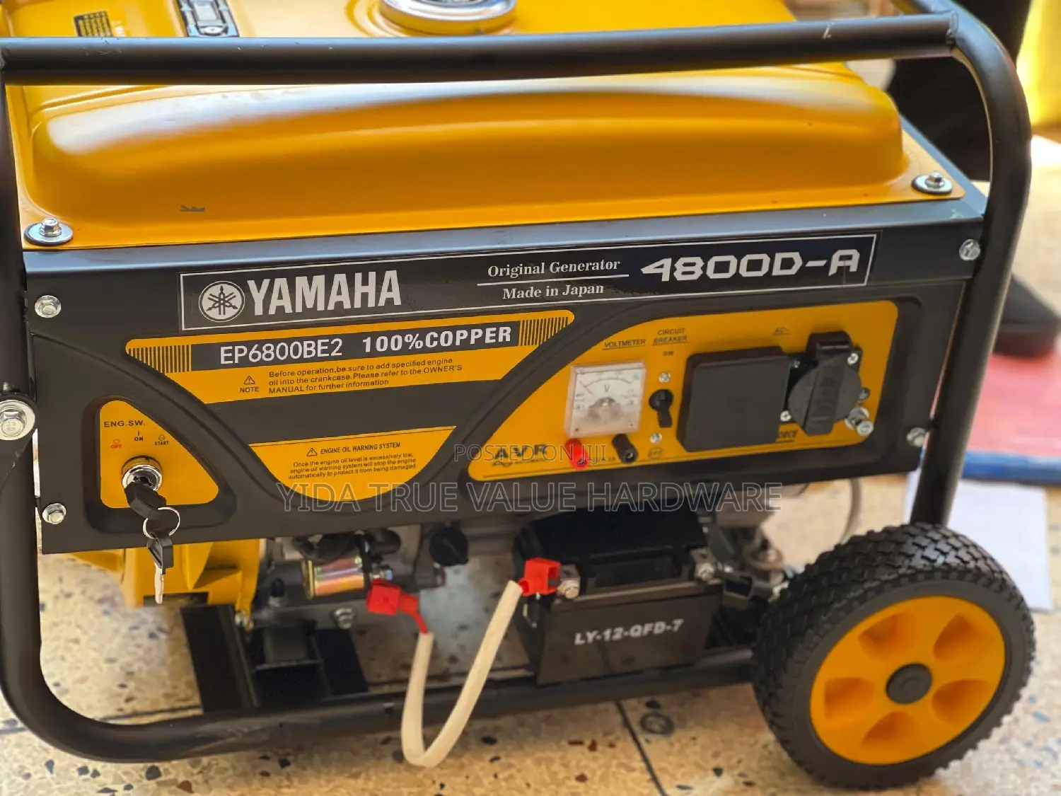 Generator Yamaha With Wheels 4kva