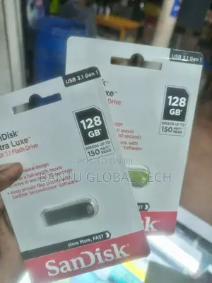 Sandisk 128GB Ultra Luxe USB 3.1 Gen 1 Flash Drive