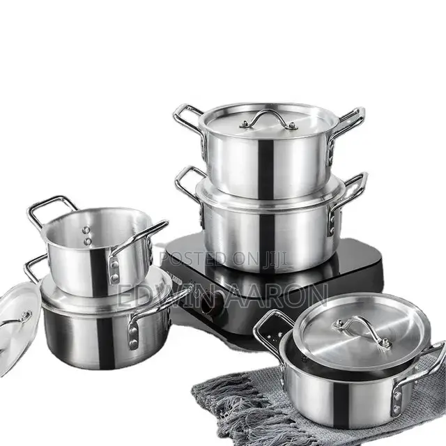 5pcs Aluminium Saucepan Set