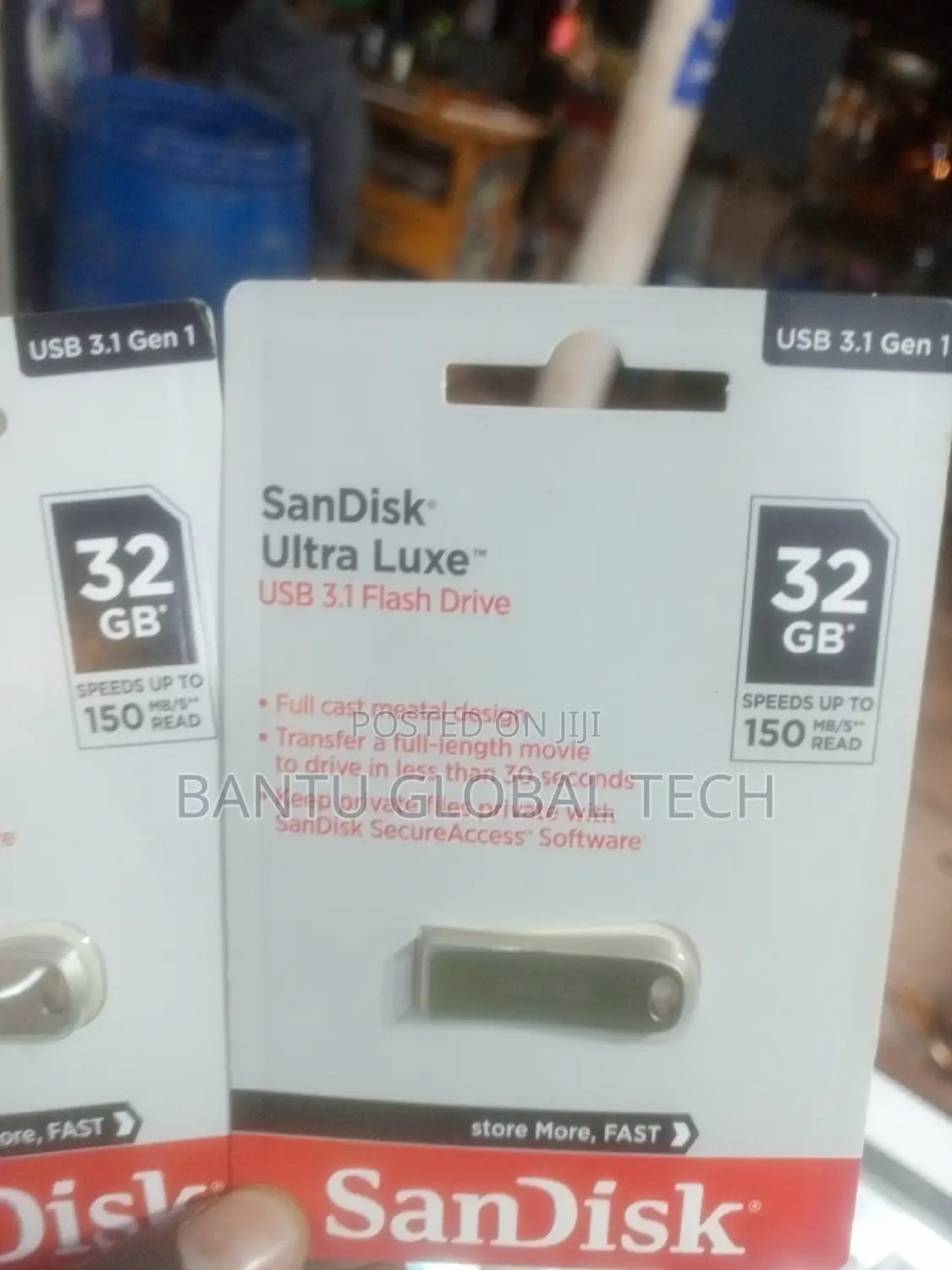 Sandisk 32GB Ultra Luxe USB 3.1 Gen 1 Flash Drive