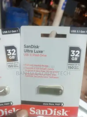 Sandisk 32GB Ultra Luxe USB 3.1 Gen 1 Flash Drive