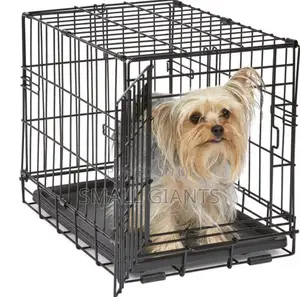 Fold Carry Single Door Collapsible Wire Dog Crate