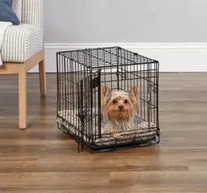 Fold Carry Single Door Collapsible Wire Dog Crate
