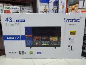 Smartec 43" Android Smart Frameless Tv With Free to Air