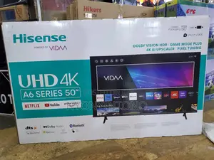 Hisense 50"Inches UHD A6 Series Smart Tv With Free to Air