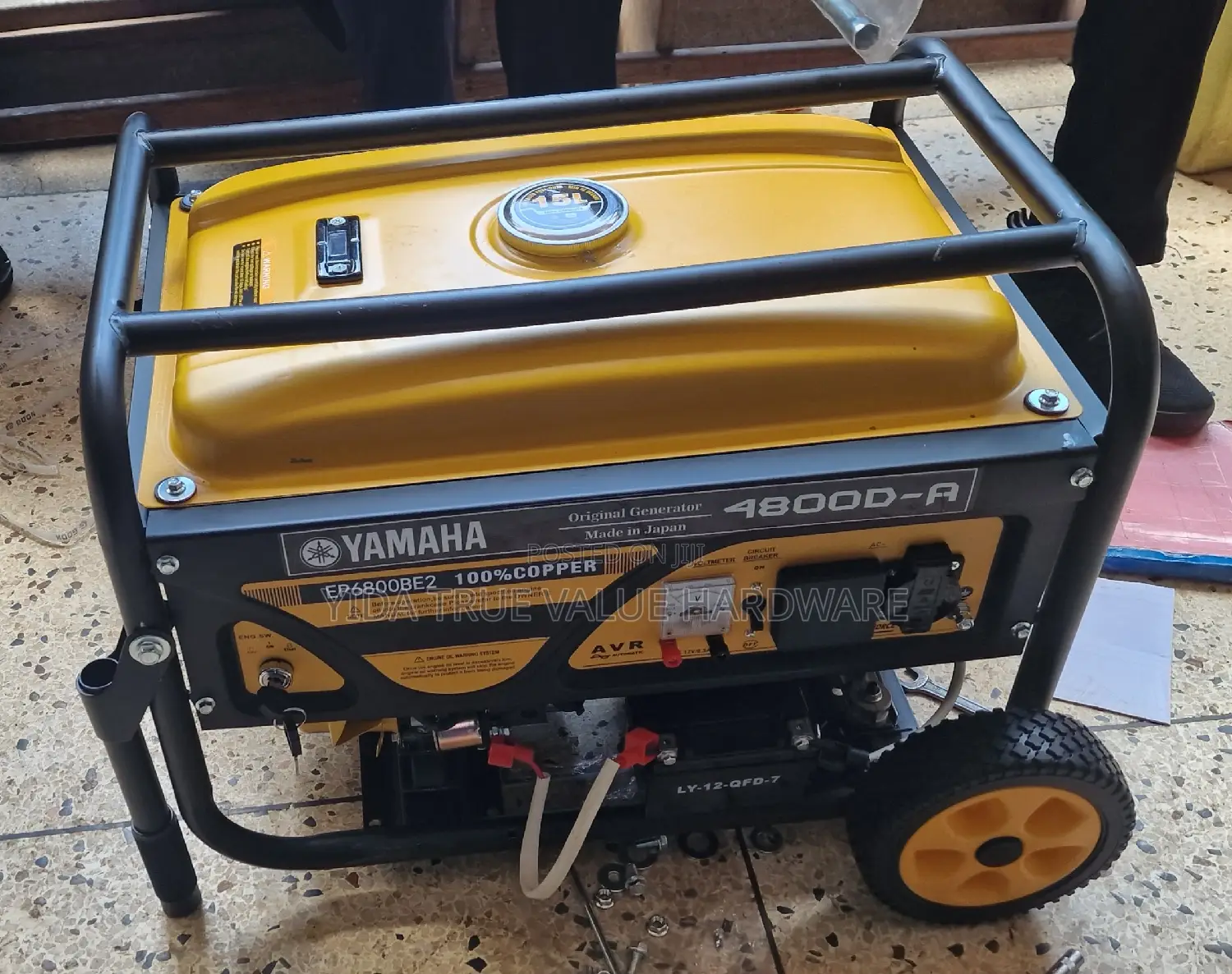 Generator With Wheels Key Start 4kva