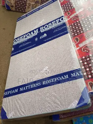 Rosefoam Mattress Super Deluxe.4x6x6inches.( Silver)