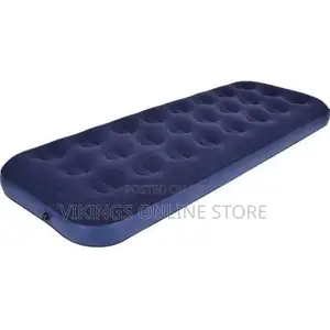 3×6 Camping Air Mattress With Pump - Blue