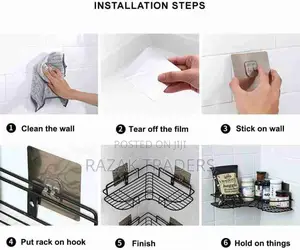 Wall Mounted Bathroom Corner/Shelf/Rack/Storage Organizer