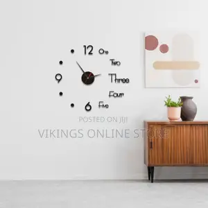 3D DIY Wall Clock Wall Stickers Digital Clock Small Size