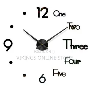 3D DIY Wall Clock Wall Stickers Digital Clock Small Size