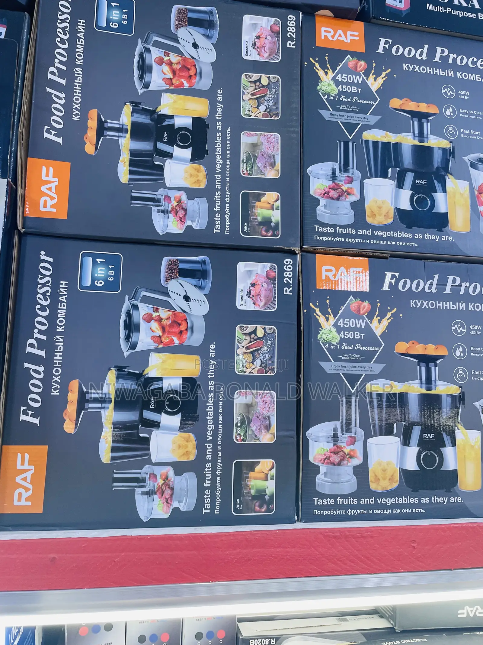 RAF 6 in 1 Food Processor Blender