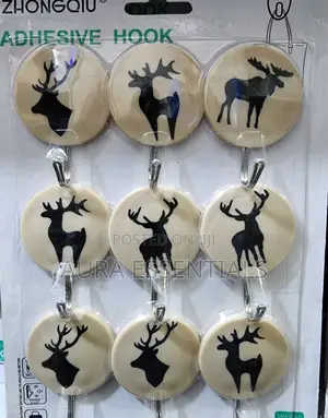 Heavy Duty Towel Coat Hooks (9pcs)