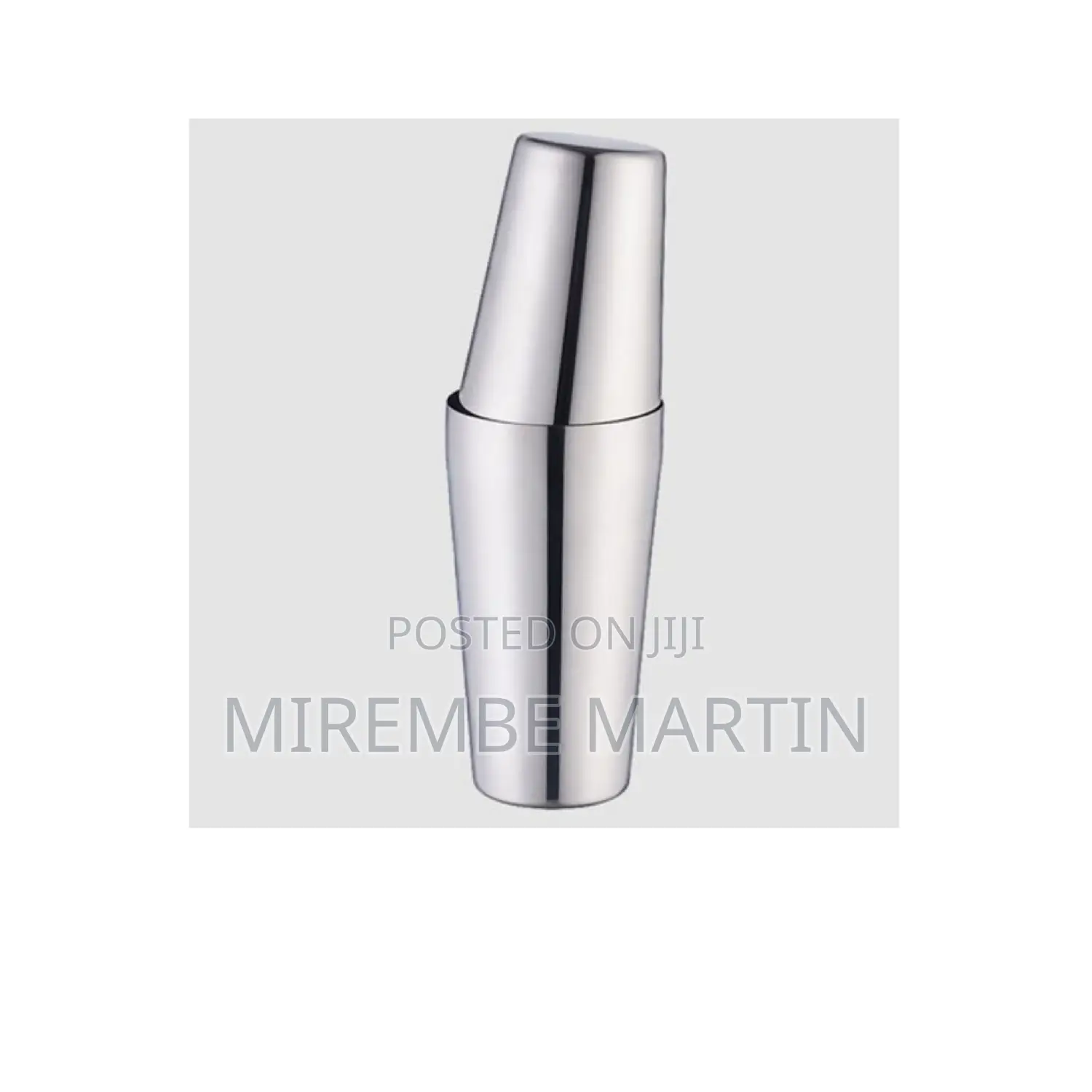 Stainless Steel Boston Cocktail Shaker Modulator.