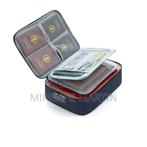 Portable Document and Passport Storage Bag