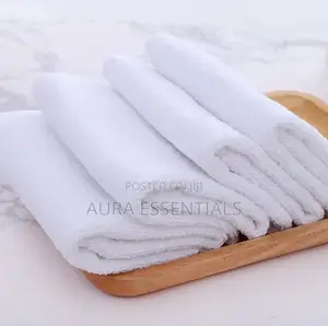 Cotton White Hotel Face Towels
