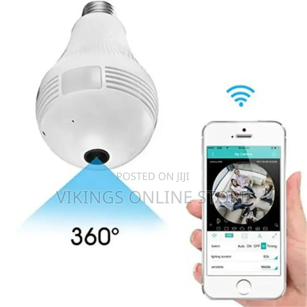 02 Worldwide 360 Security Wifi Bulb Camera