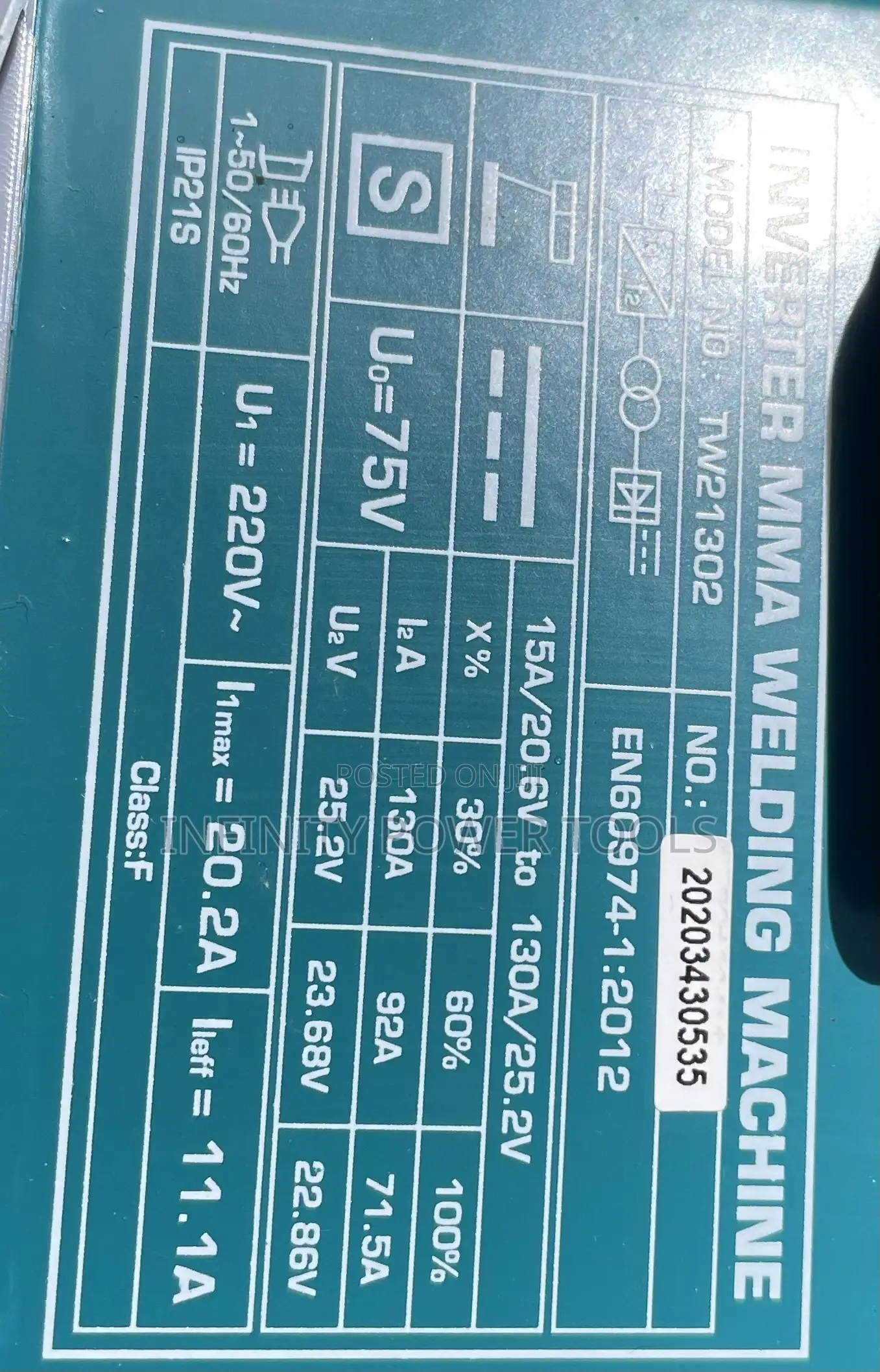 Total Welder 130amps