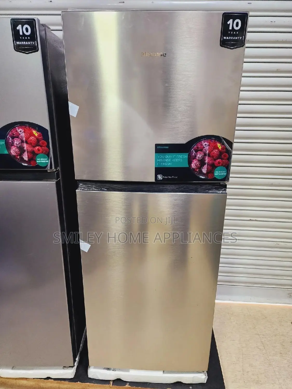 Froat Free 266ltrs Double Door Hisense Refrigerator
