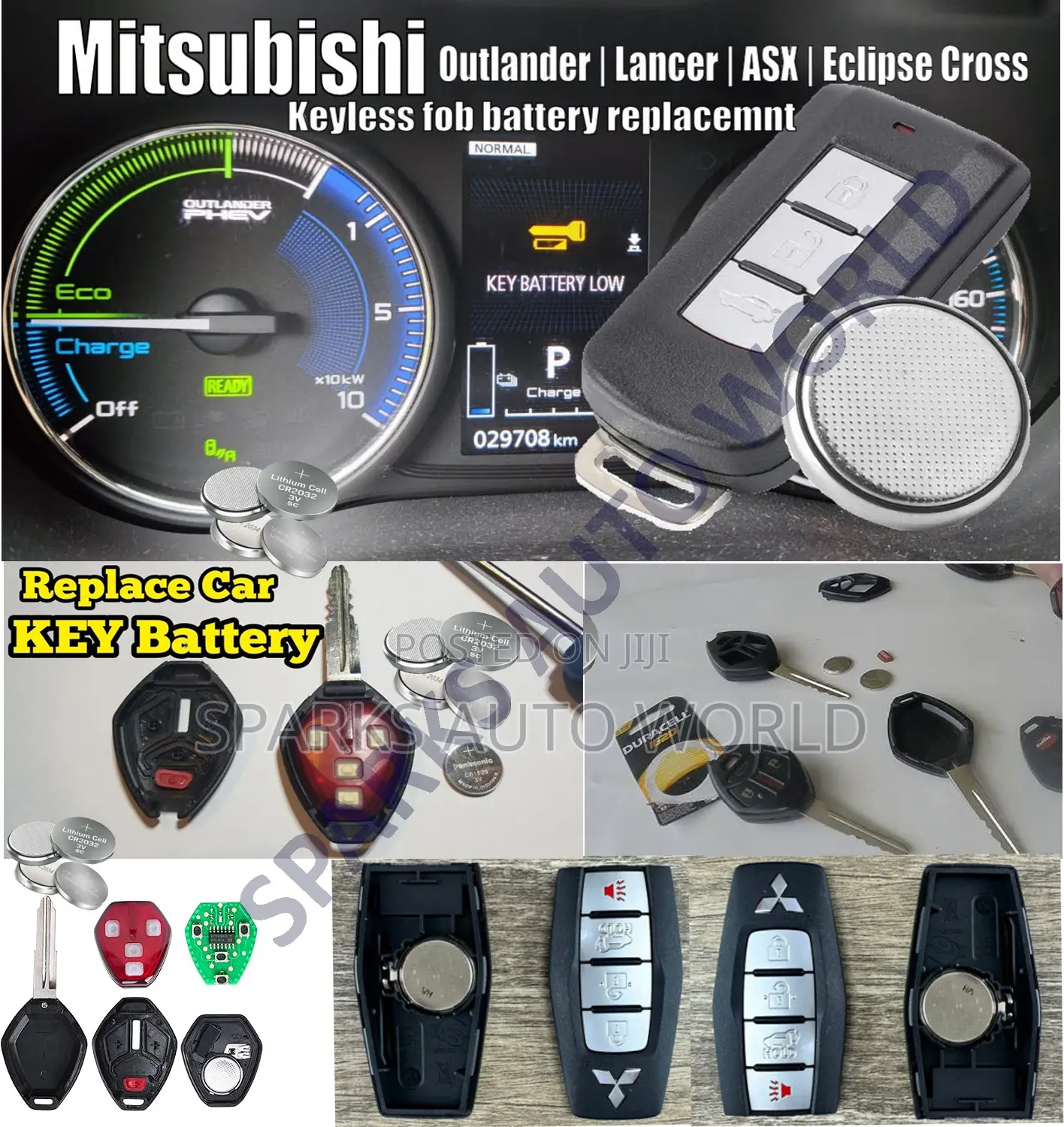 All Mitsubishi Keys Battery Replacement