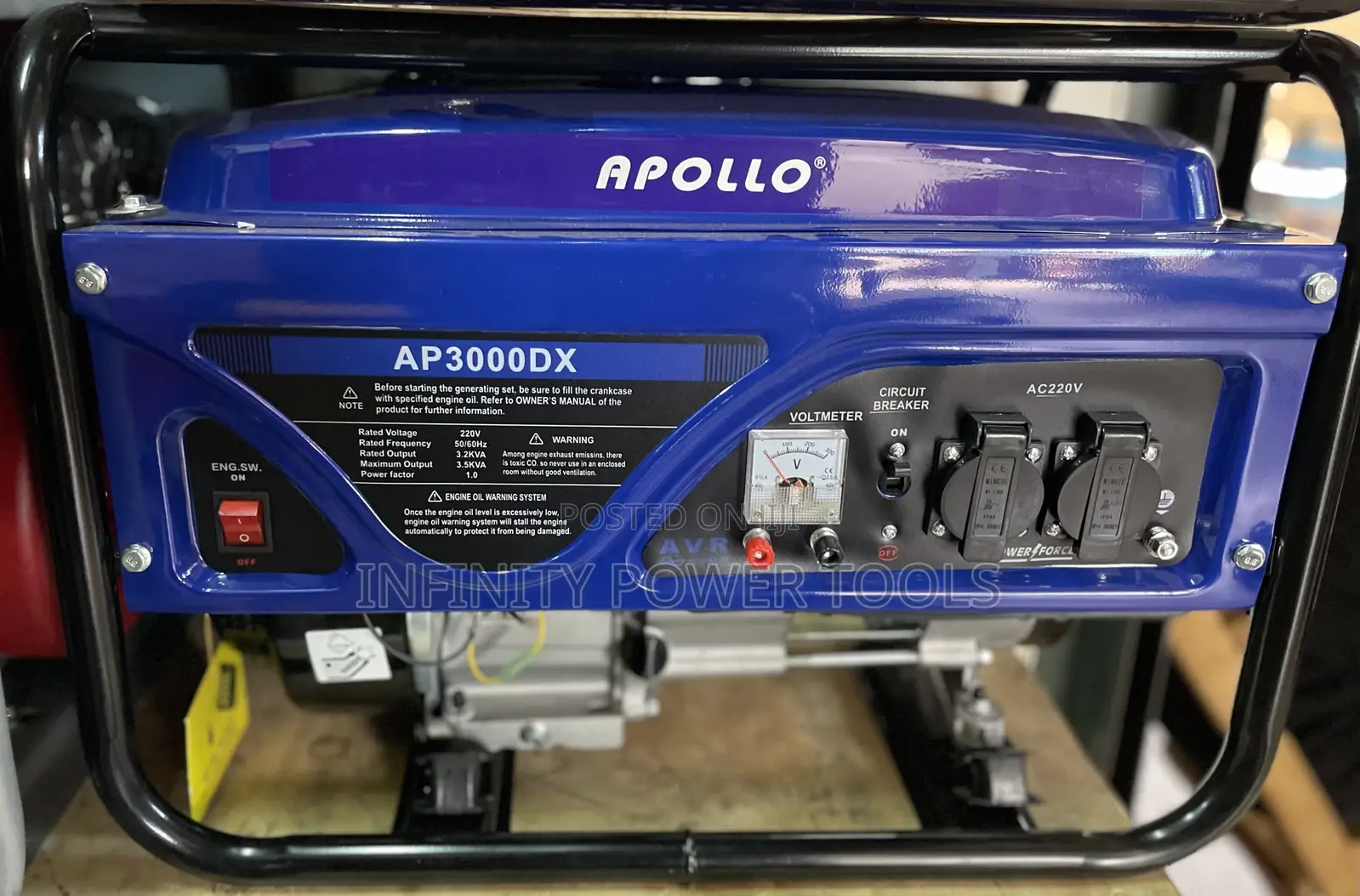 Apollo Generator Gasoline 3.5kw