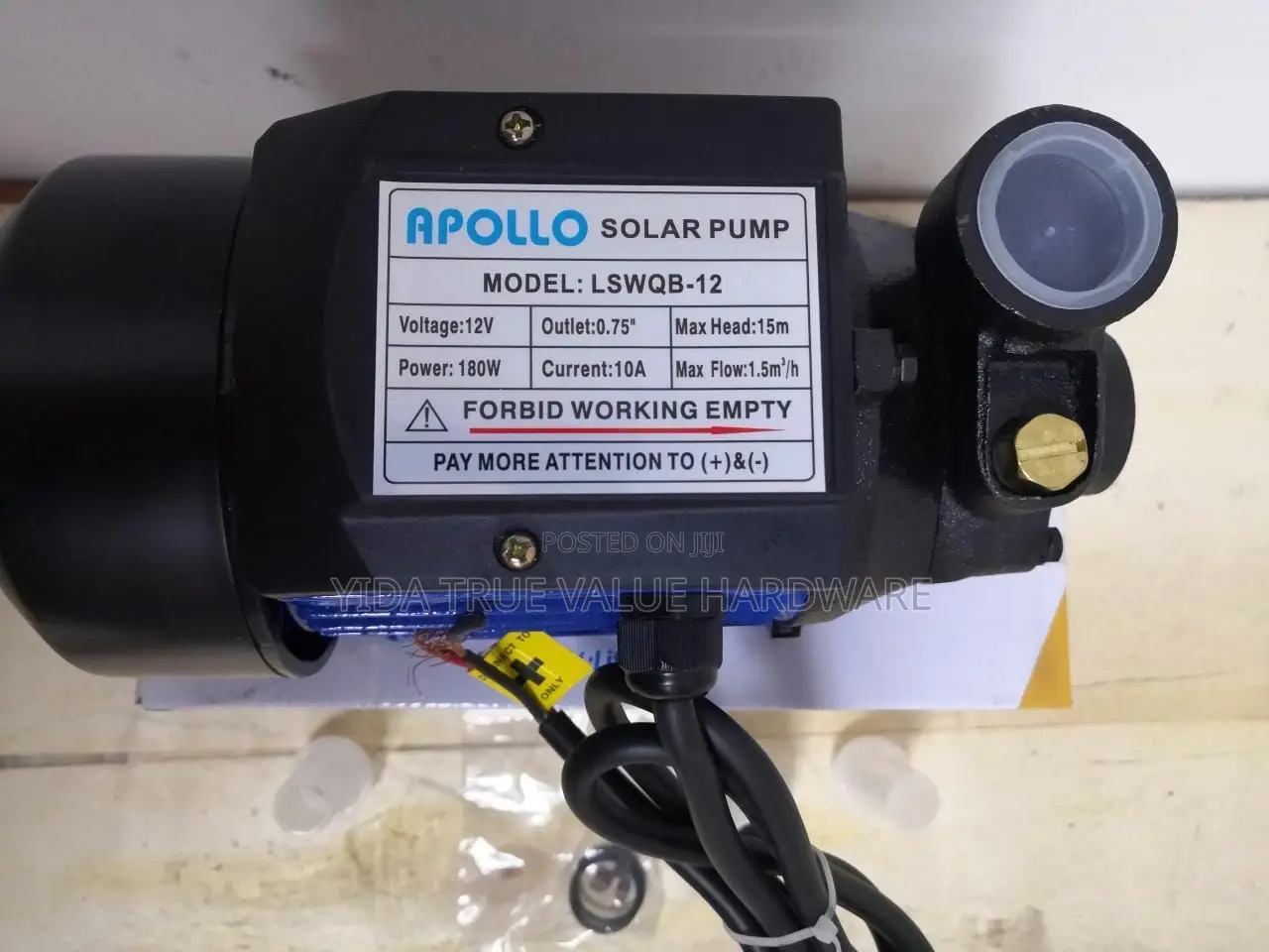 Solar Water Pump 15m, 12v