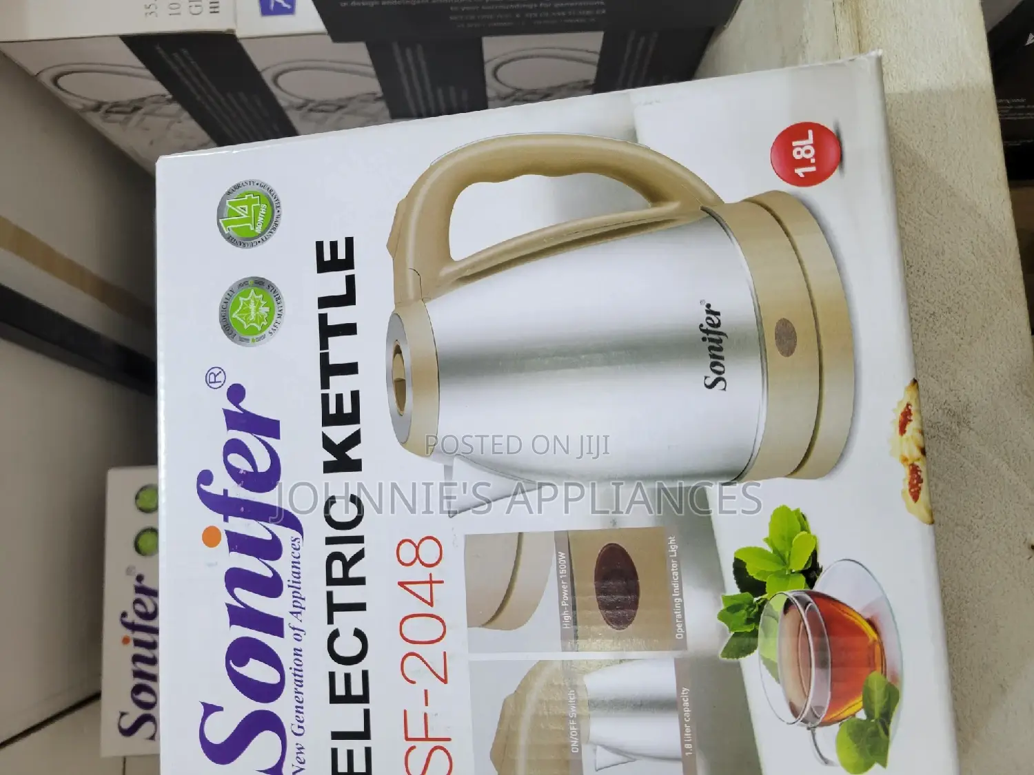 Sonifer Electric Kettle / 1.8l Automatic Switch