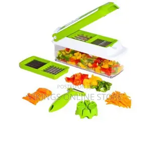 Multifunctional Shredder Salad Vegetable Cutter Set - Green