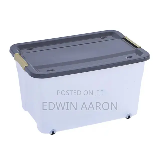 45ltrs Plastic Storage Boxes With Wheels
