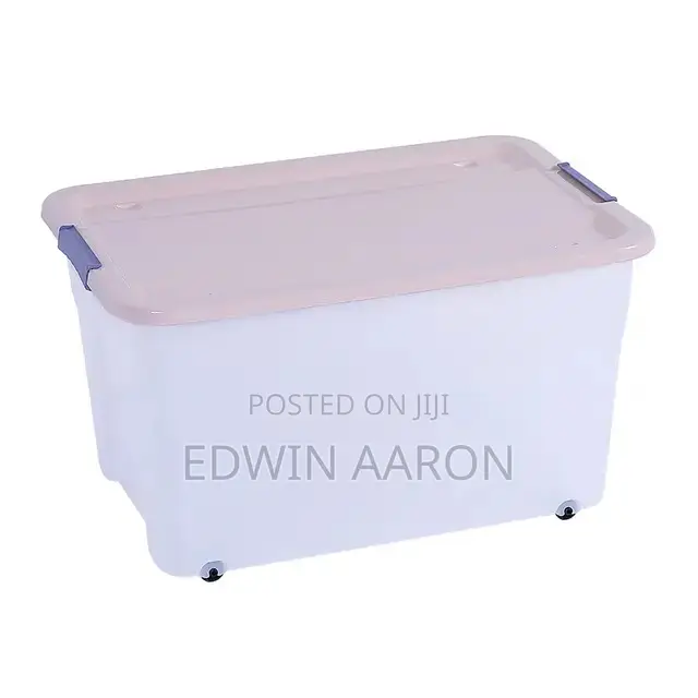 45ltrs Plastic Storage Boxes With Wheels