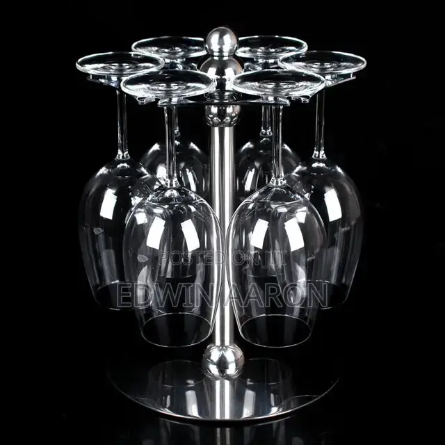 Single Rotatable Wine Glass Holder