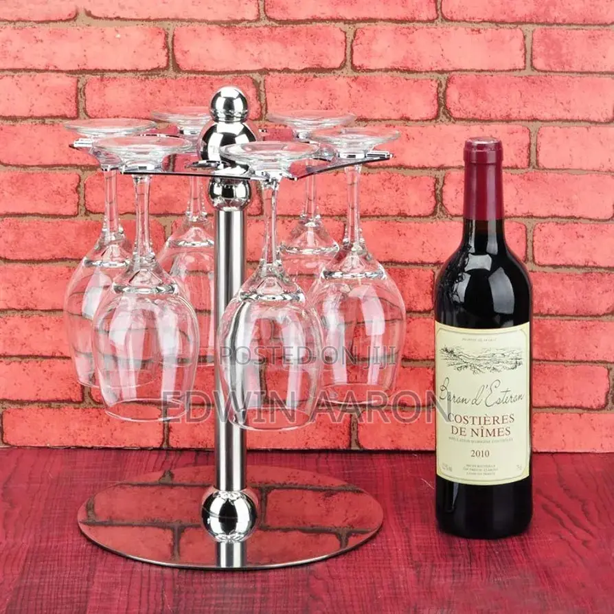 Single Rotatable Wine Glass Holder