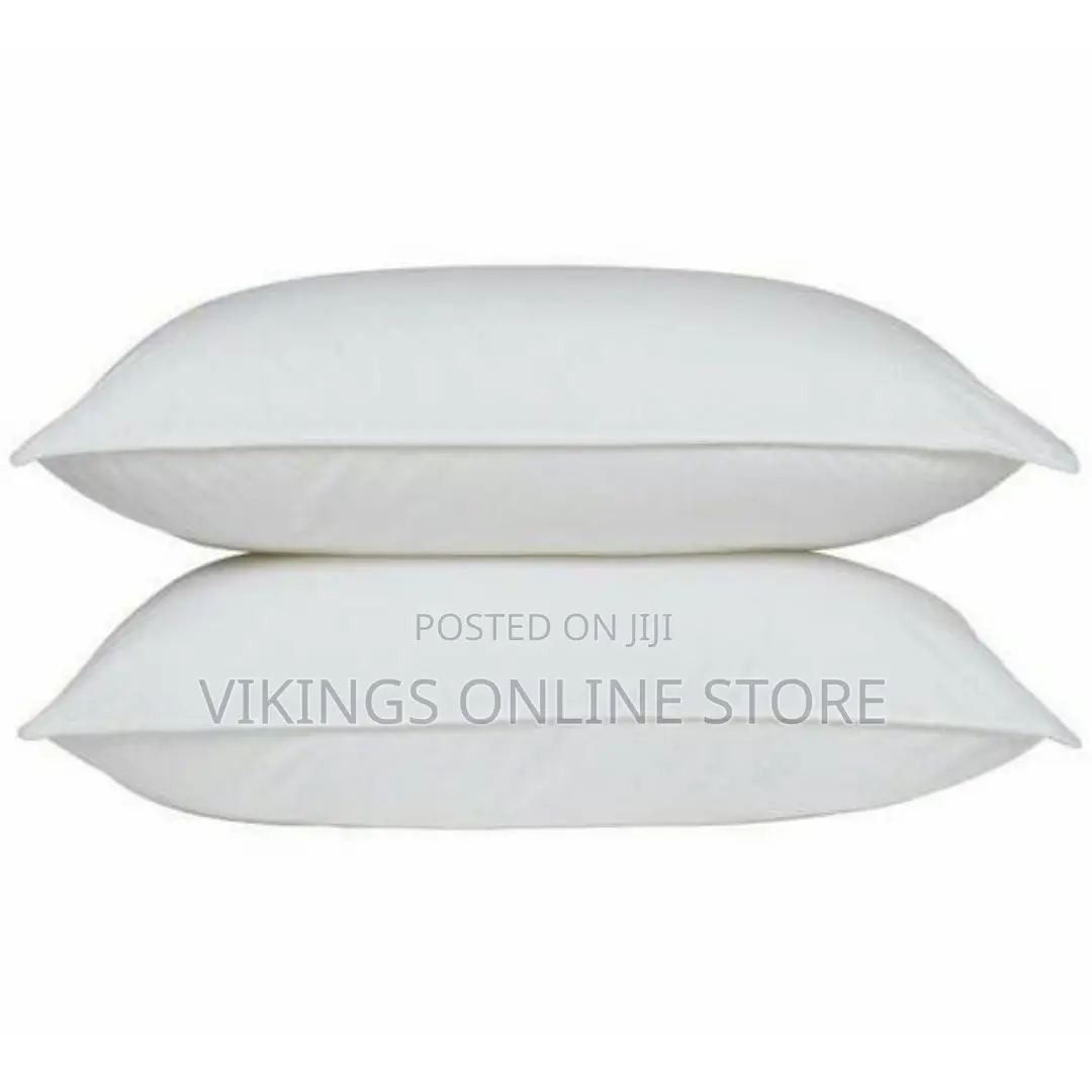 Big Fibre Pillows Pair (2pcs) -White