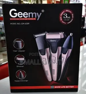 Geemy Portable 3 in 1 Trimmer and Shaver Machine