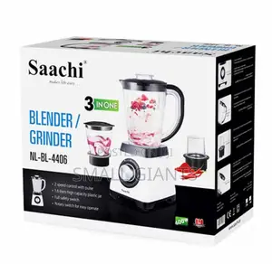 Saachi 3 in 1 Blender With Grinder, 1.6L