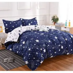 5*6 4PC Duvet Set With 1 Bedsheet, 2 Pillowcases and Duvet