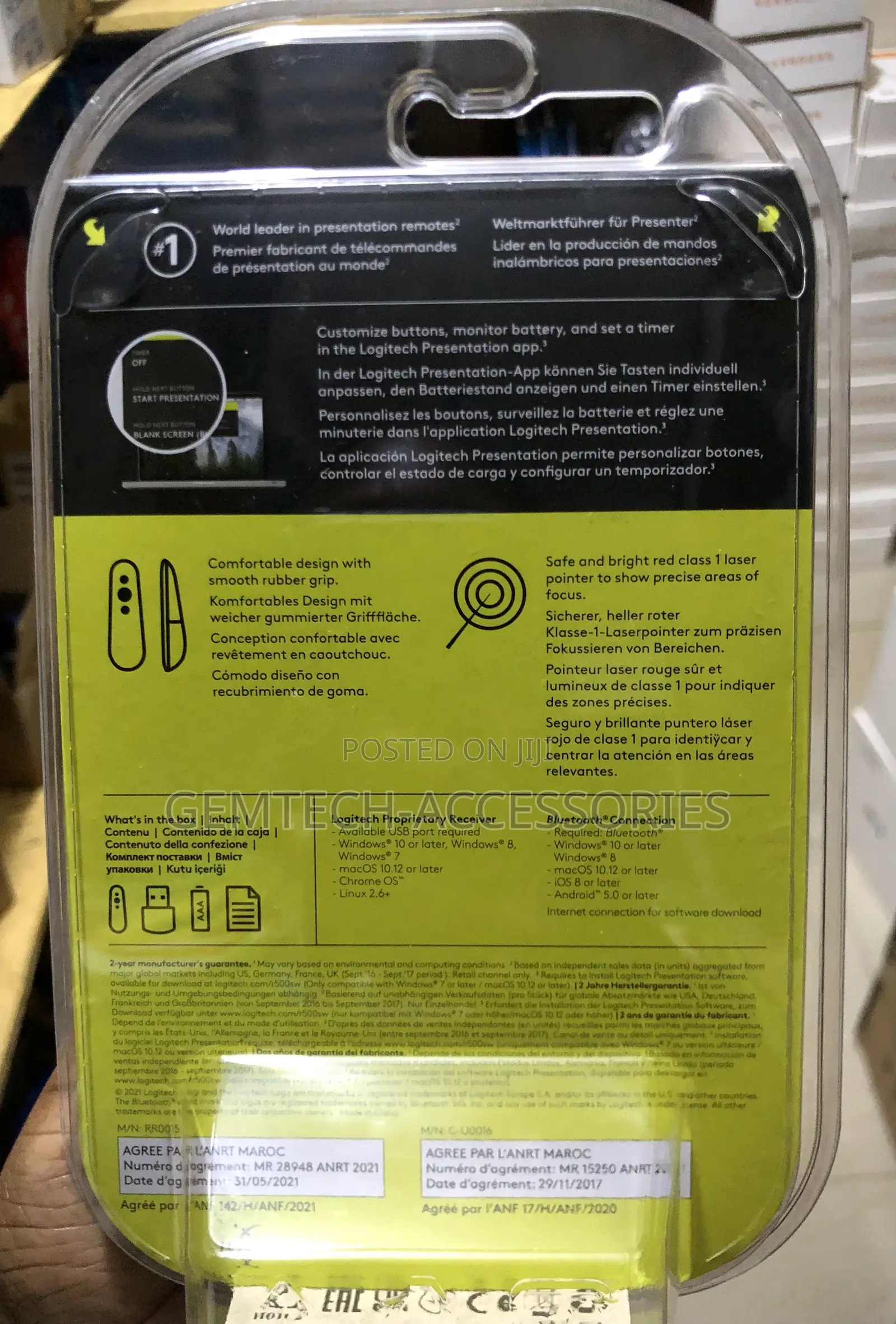 Logitech R500 Original Laser Presenter