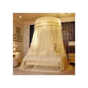 Round Hanging Mosquito Net -Cream