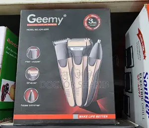 3 in 1 Geemy Rechargeable Shaver and Trimmer Set