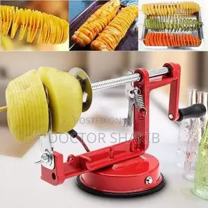 New Stylish Stainless Steel French Fries Spiral Cutter