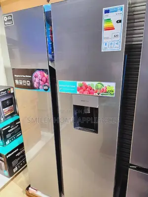 Pixels 670ltrs Silver Side by Side Refrigerator